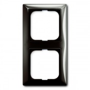 Рамка ABB Basic 55 2 поста цвет черный (2512-95)