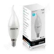 Лампа Gauss LED Elementary Candle Tailed 6W E14 4100K 1/10/50