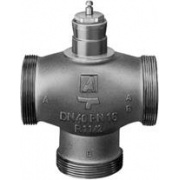 Клапан регулирующий трехходовый Danfoss VRG3 - 1" (НР/НР, PN16, Tmax 130°C, Kvs 4.0, чугун)