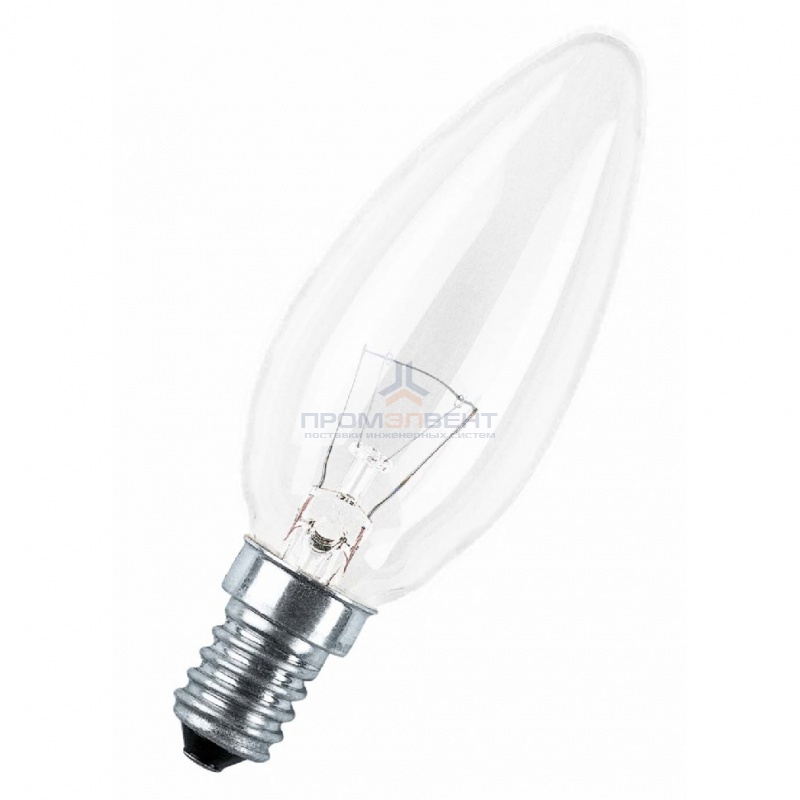 Лампа накаливания свеча Osram CLASSIC B CL 25W E14 прозрачная