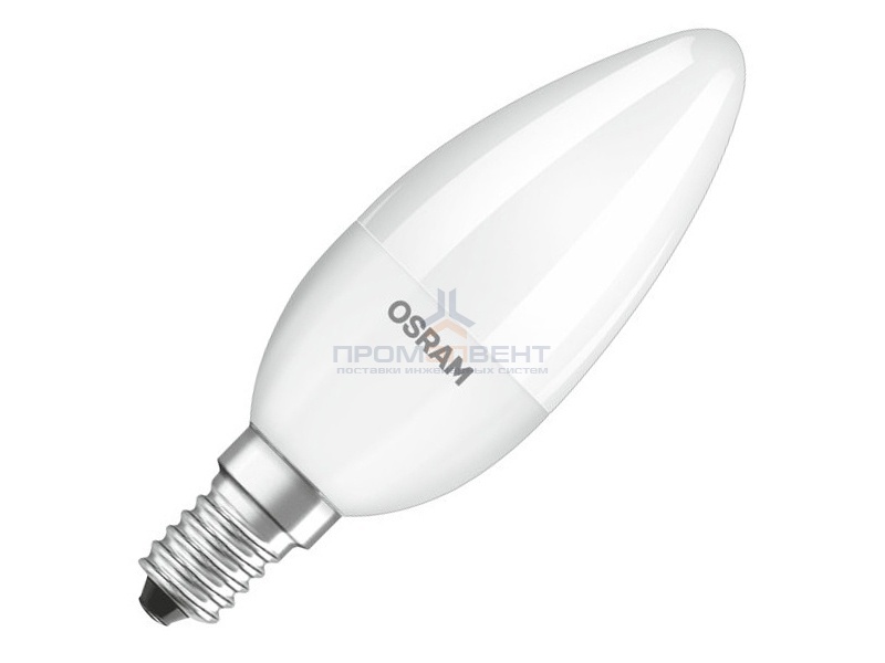 Лампа светодиодная свеча Osram LED CLAS B FR 40 5.5W/827 DIM 470lm 220V E14