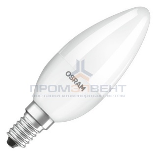 Лампа светодиодная свеча Osram LED CLAS B FR 40 5.5W/827 DIM 470lm 220V E14