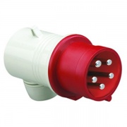 Вилка кабельная угловая DKC Quadro IP44 32A 3P+E+N 400В