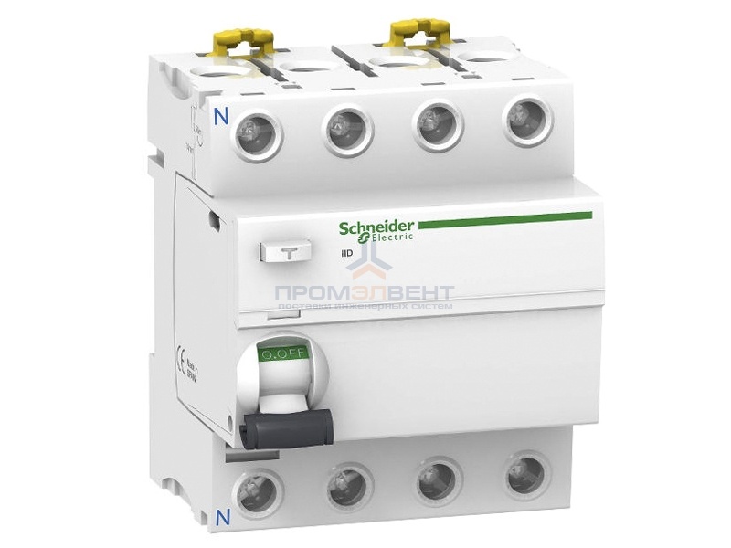 УЗО Acti 9 iID 4П 100A 30MA AC Schneider Electric