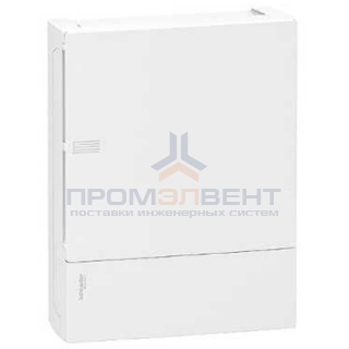 Бокс навесной Schneider Electric Mini Pragma 24 модуля с белой дверью с клемниками N+PE